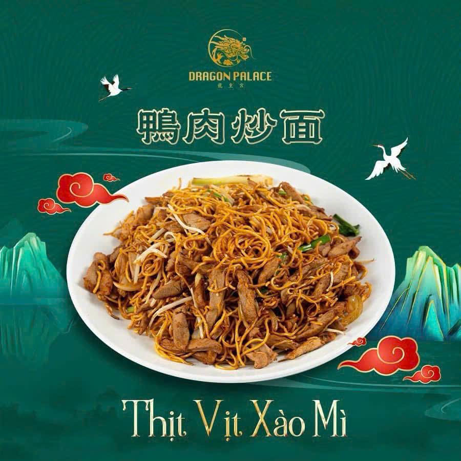 Mì xào sử dụng gia vị trung hoa đặc trưng