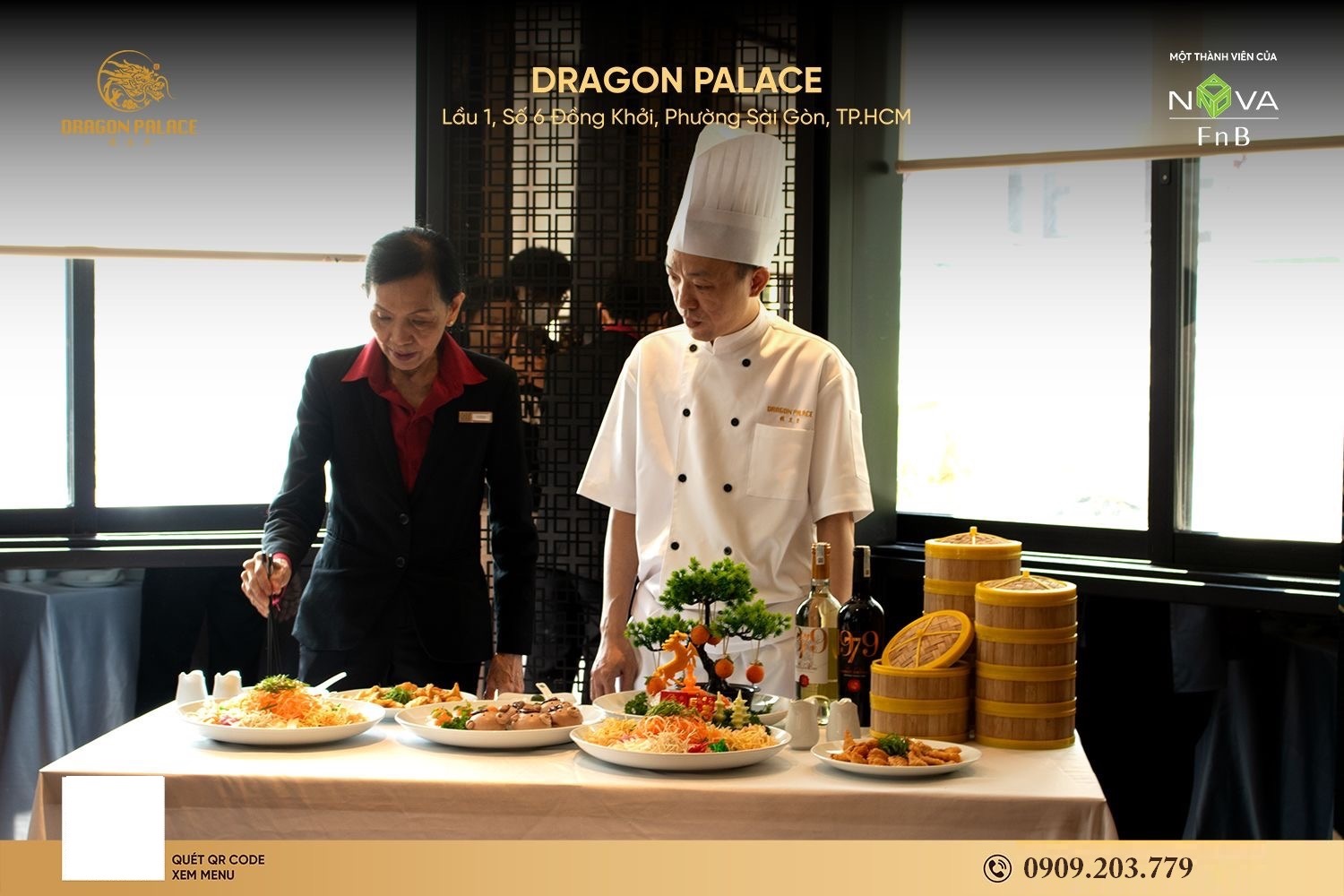 Đa dạng các món ăn Trung Quốc đơn giản tại Dragon Palace